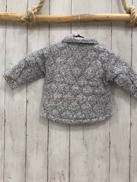 neu H&M  Jacke  Gr. 68  weiß blaue Blume 