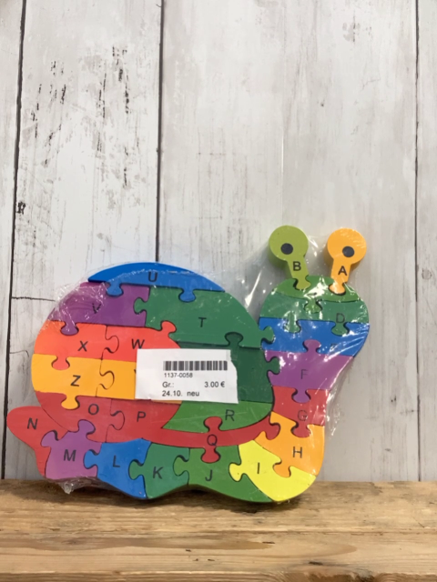neu  Puzzle Schnecke 