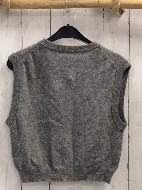 Zara  Pullunder  Gr. 152  grau Strick