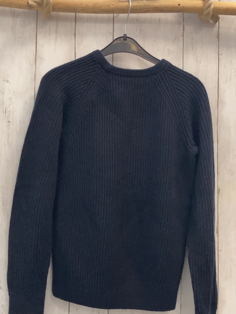 Jack & Jones  Pullover  Gr. 140  dunkelblau Strick Rippen 