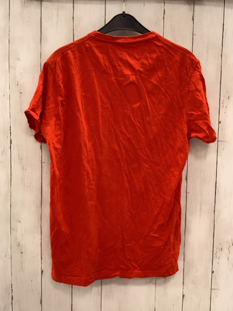 Trussardi  T-Shirt  Gr. 170/176  rot Bild mit Häusern 