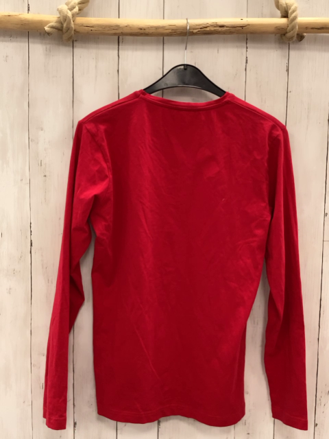 Cipo & Baxx  Langarmshirt  Gr. 164/170  rot Mann mit Tigerkopf 