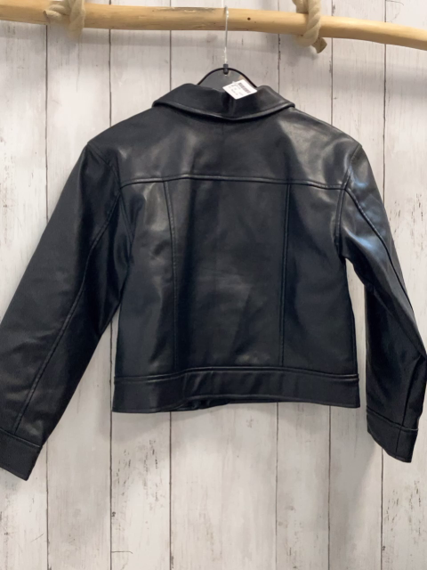 Rachel Zoe  Kunstlederjacke  Gr. 152  schwarz 