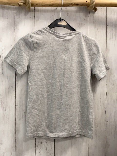 Sonic  T-Shirt  Gr. 122  grau Soni Schrift 