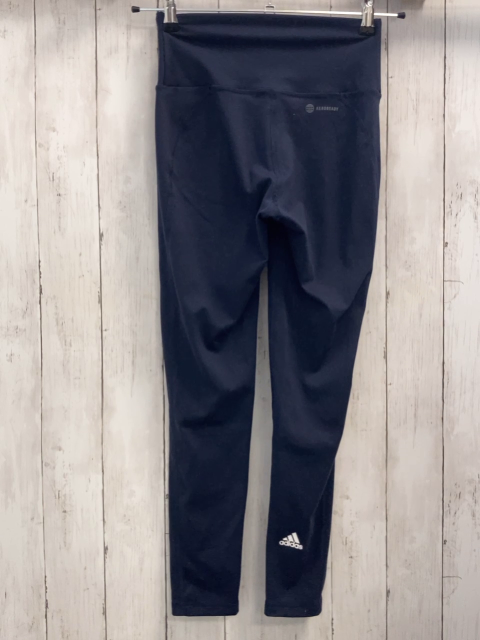 Adidas  Sportleggings  Gr. 38  blau weiße Schrift 
