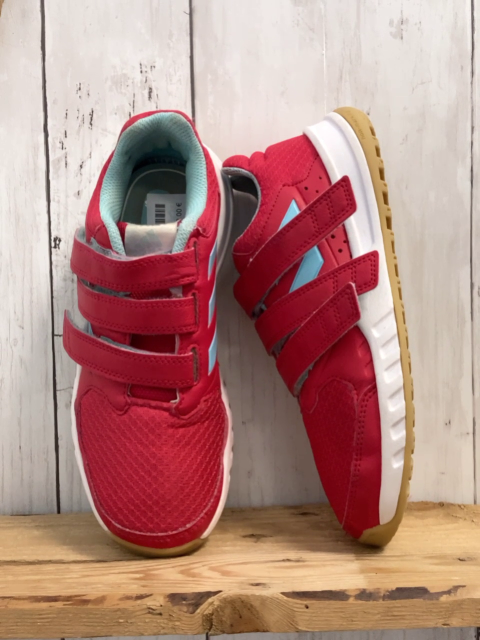 Adidas  Schuhe  Gr. 34  rot mint Streifen + Bund 