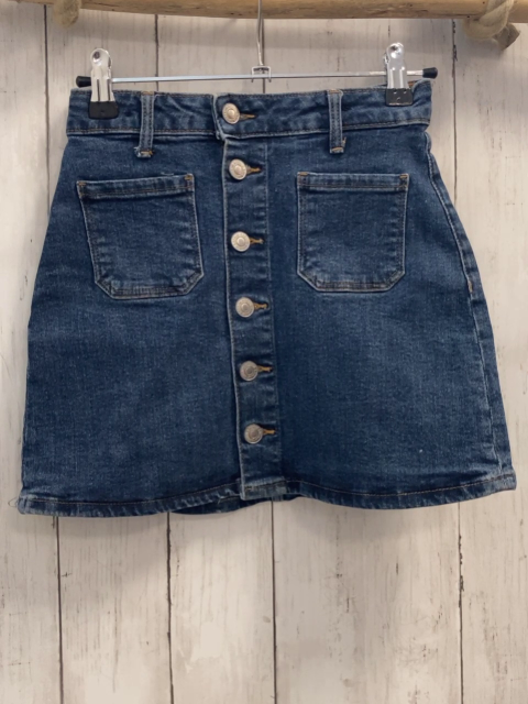 H&M Rock Gr. 140  blau Jeans