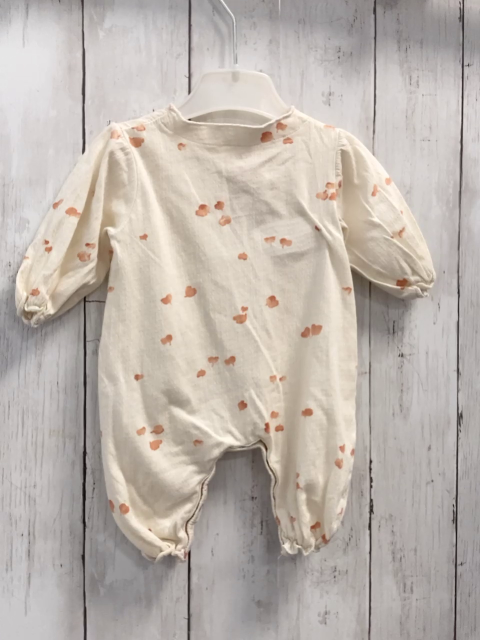 Play up  Schlafanzug  Gr. 62  creme rost Blätter 