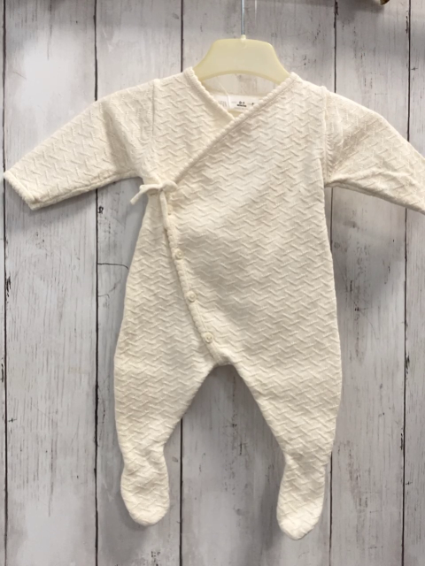 Zara  Schlafanzug  Gr. 56  creme Struktur Strick 