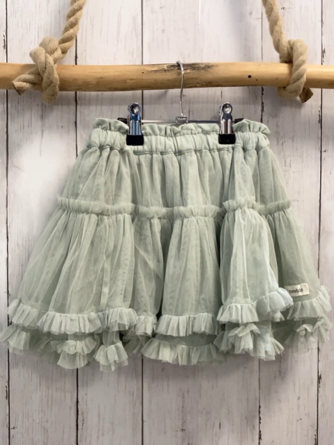 newbie  Rock Gr. 98  mint Tüllrüschen 