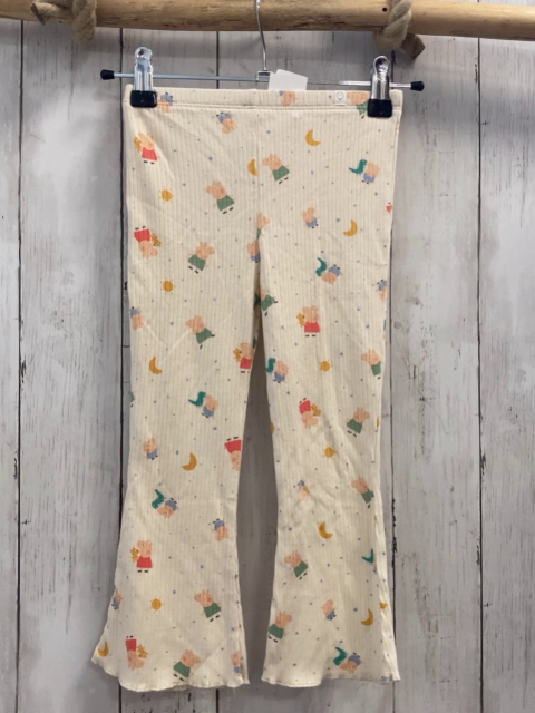 Mori Hose Gr. 98  beige gerippt Peppa Pig