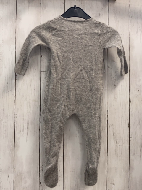 zara Overall Gr. 68  grau 100% Kaschmir