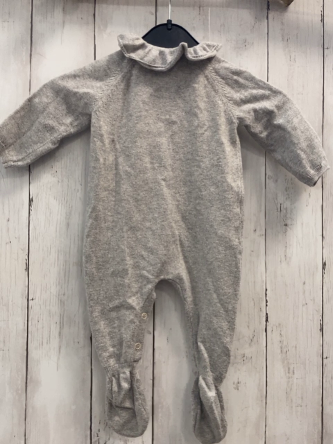 Mango Overall Gr. 68  grau Strick 