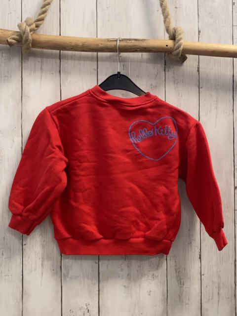 zara Pullover Gr. 104  rot Hello Kitty