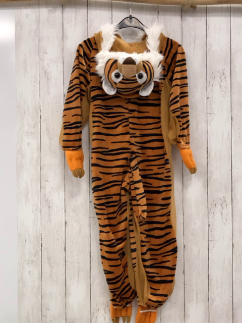 Crazy Days  Karnevalkostüm Gr. 116  braun schwarz weiß gemusterter Plüschovera Tiger l