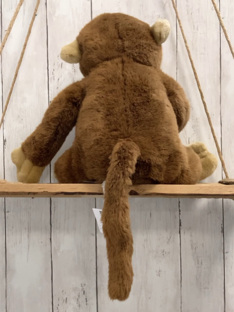  Plüschspielzeug dunkelbraun hellbrauner Affe