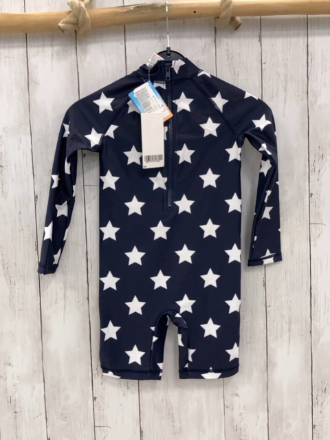 neu Next  UV-Schutzoverall Gr. 104  blau weiße Sterne 