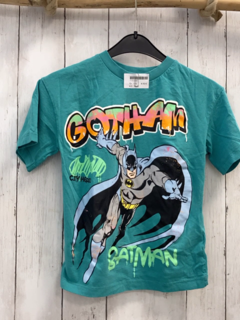 H&M  T-Shurt Gr. 122  türkis Batman bunte Schrift 