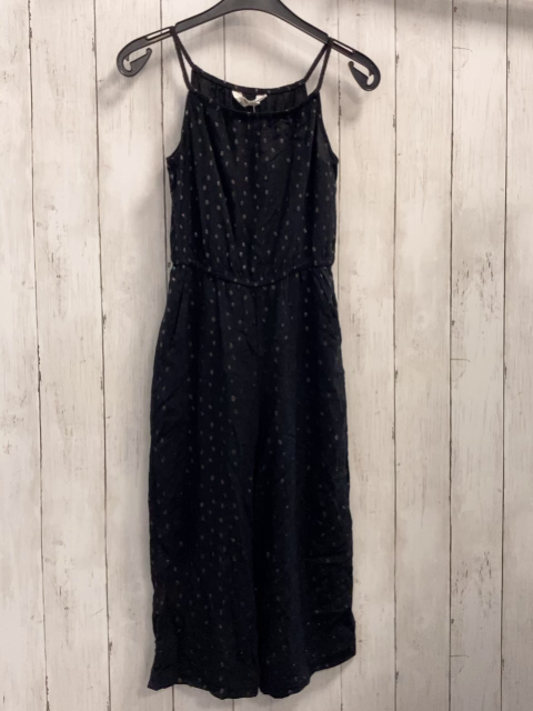 H&M  Playsuit  Gr. 134  schwarz mit Glitzerpunkten 