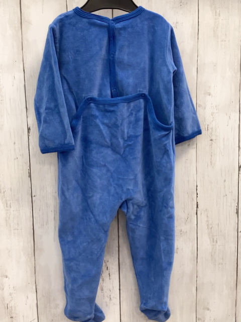Petit Bateau  Schlafanzug  Gr. 80  hellblau Nicky 