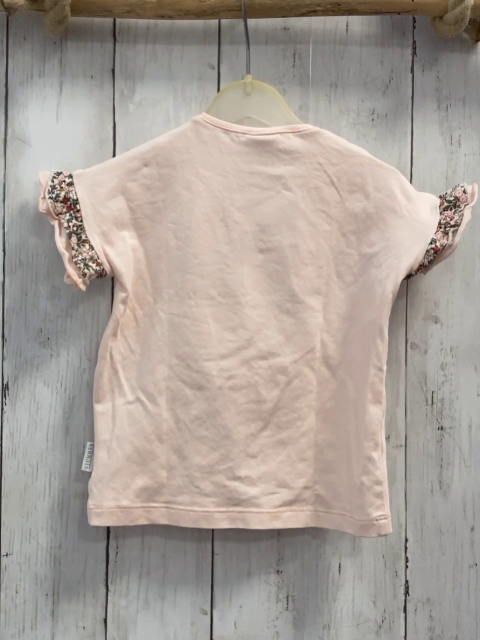 Stummer  T-Shirt  Gr. 86  rosa Blume 