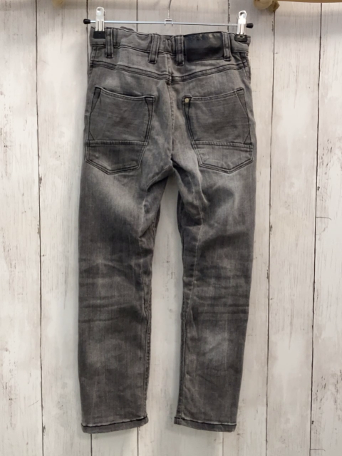 H&M  Hose  Gr. 122  grau Jeans Bund verstellbar 
