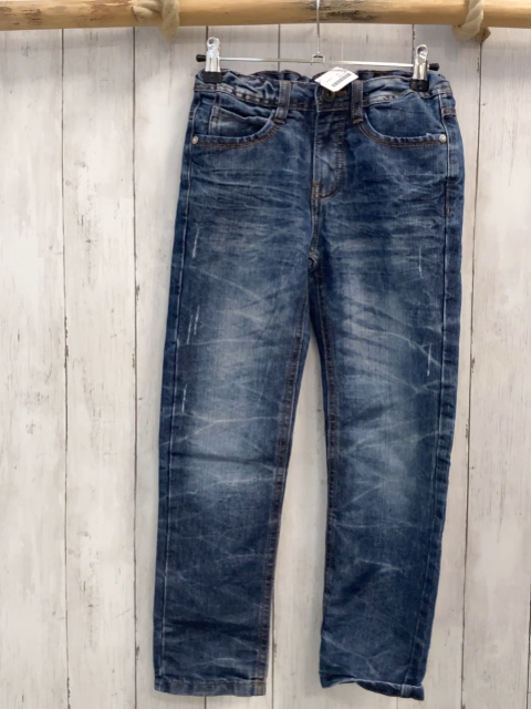  Hose  Gr. 134  blau Jeans Bund verstellbar 