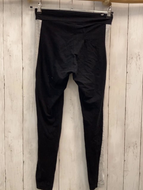 Puma  Sportleggings  Gr. 152  schwarz grauer Seitenstreifen 