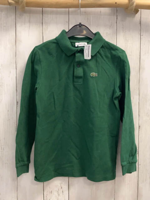 Lacoste Langarmshirt Gr. 122  grün Polokragen
