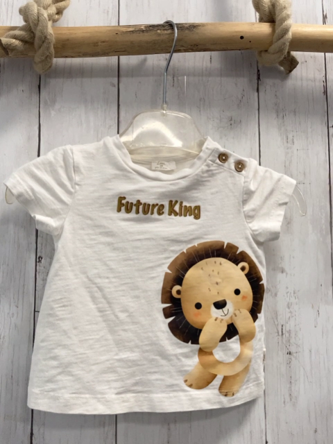   T-Shirt  Gr. 68  weiß Löwe 