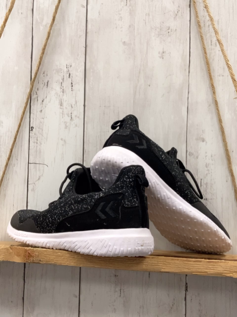 Decathlon  Schuhe  Gr. 38  schwarz mit silber Glitzer weiße Sohle 