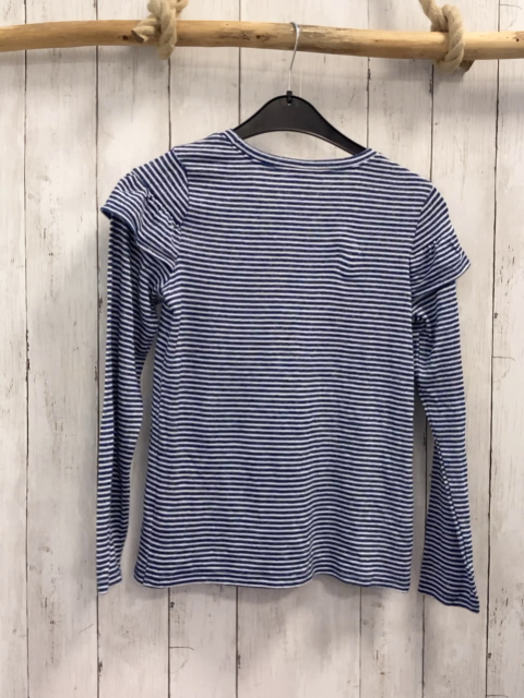 Oshkosh Pullover  Gr. 152  blau weiße Streifen Rüschen