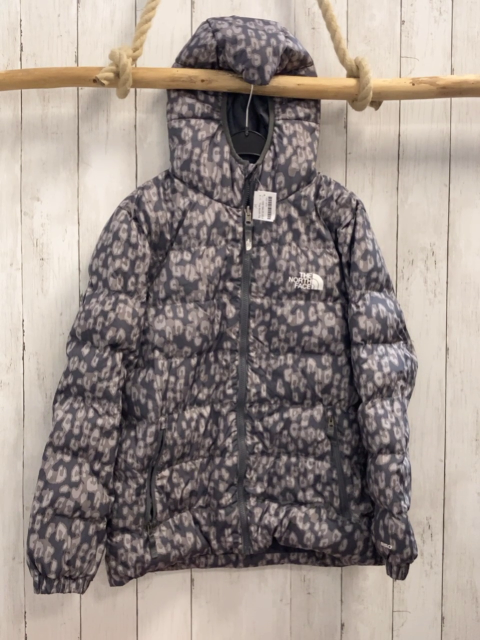 The North Face  Wende-Winterjacke  Gr. 158/164  grau hellgrauer Druck / grau 