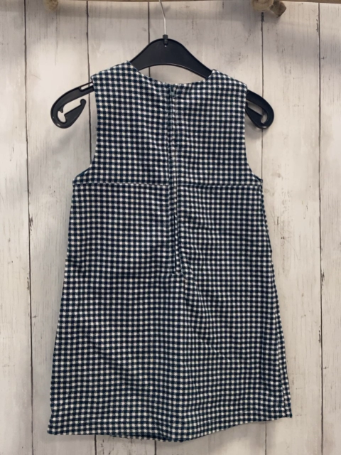 sergent major Kleid Gr. 104  petrol weiß Hahnentritt