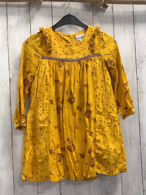 Happy Girls Kleid Gr. 122  gelb Blumen