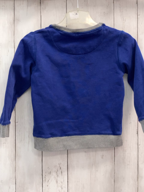 Mini Boden  Pullover  Gr. 110  blau Rakete grauer Bund 
