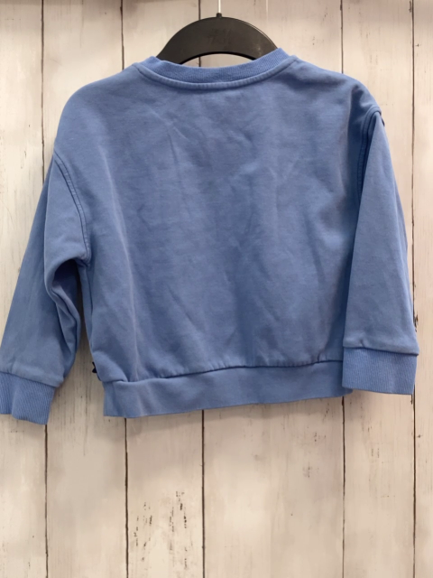 Okaidi  Pullover  Gr. 116  hellblau weiße Schrift 