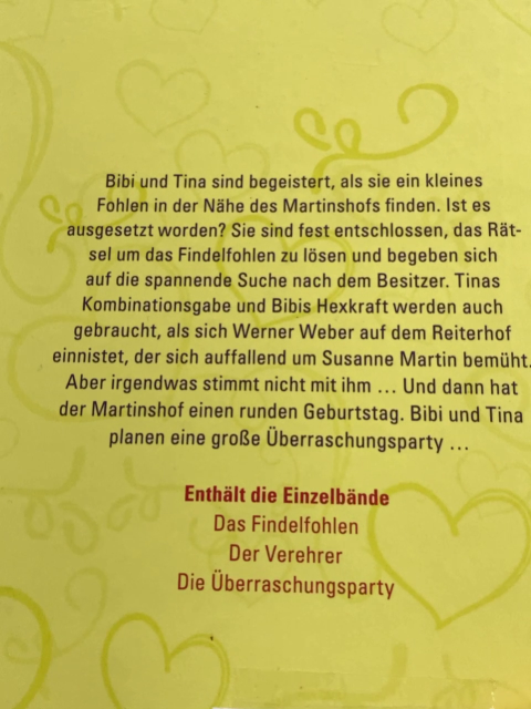   Buch Bibi und Tana Pferdesommer auf dem Martinshof 