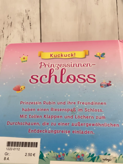  Pappbuch Kuckuck! Prinzessinnenschoss 