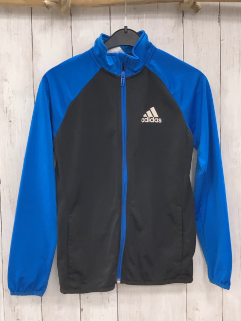 Adidas  Joggingjacke  Gr. 140  schwarz blau 