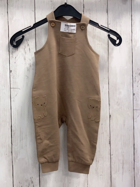   Latzhose  Gr. 62  sand Katzen 