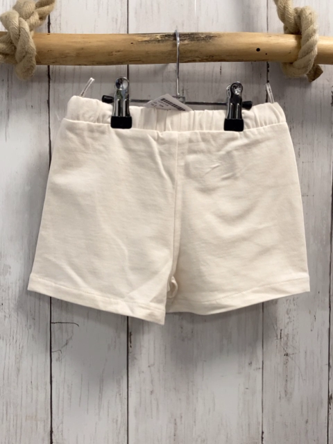   Shorts  Gr. 104  creme Blumen-Lochstickerei