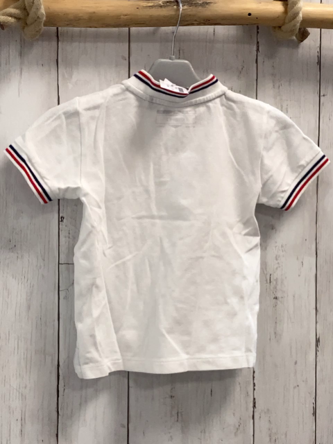 Next  T-Shirt  Gr. 92  weiß rot blauer Streifenbund 