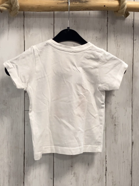 Jacadi  T-Shirt  Gr. 92  weiß rotes Bild mit Vogel 