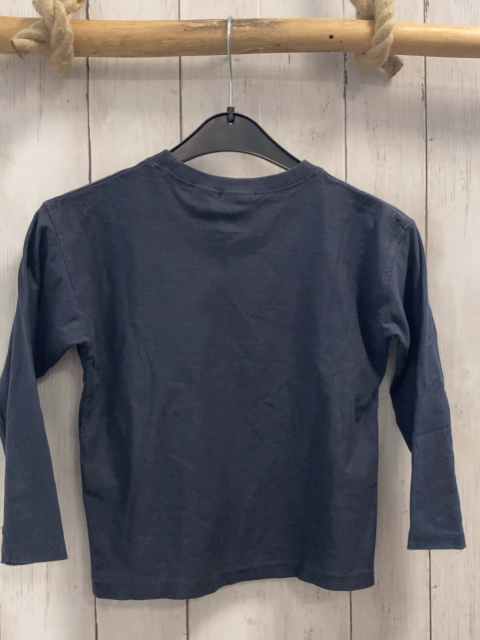 zara Langarmshirt Gr. 104  grau Dino