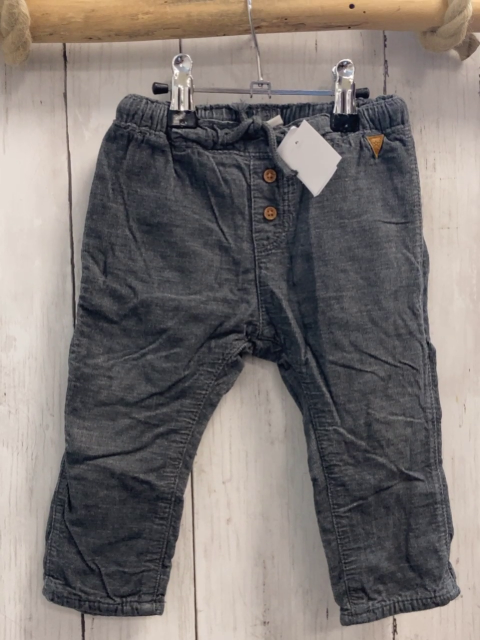 H&M Hose Gr. 80  grau Feinkord Kordel gefüttert