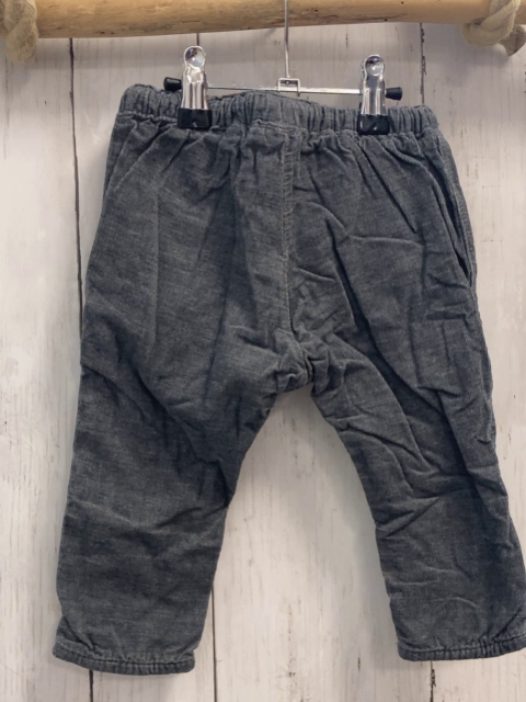 H&M Hose Gr. 80  grau Feinkord Kordel gefüttert