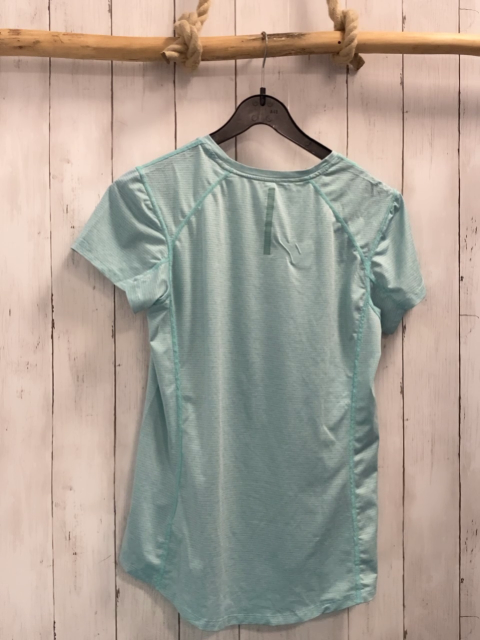 H&M  Sportshirt  Gr. 164/170  mint Lochmuster 
