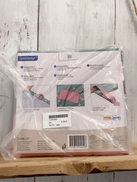 neu Schürze rosa mint Blumen