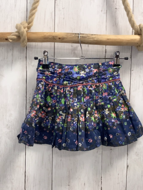 cake Walk Rock Gr. 92  blau grün Blumen